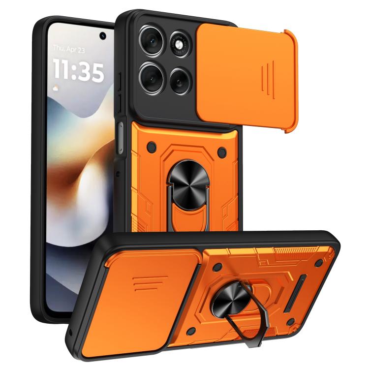 For Motorola Edge 70 / X70 Air 5G Nanshan Armor Sliding Camshield Ring Holder Phone Case(Orange)
For Motorola Edge 70 / X70 Air 5G Nanshan Armor Sliding Camshield Ring Holder Phone Case(Orange)