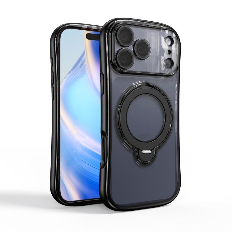For iPhone 17 Pro 360 Degree Rotation Holder Magnetic Electroplated Phone Case(Black)
For iPhone 17 Pro 360 Degree Rotation Holder Magnetic Electroplated Phone Case(Black)