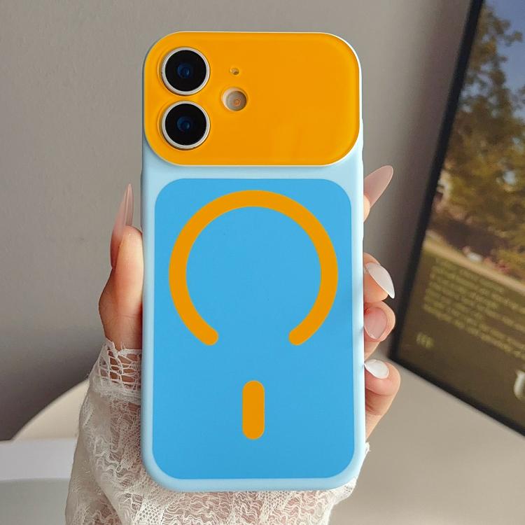For iPhone 11 Color Blocked Fruity PC Hybrid TPU Magnetic Phone Case(Blue + Orange)
For iPhone 11 Color Blocked Fruity PC Hybrid TPU Magnetic Phone Case(Blue + Orange)
