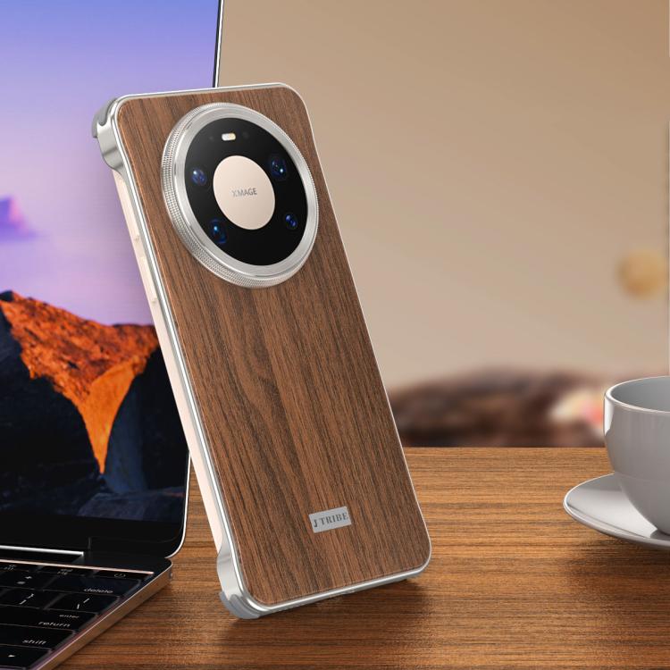 For Huawei Mate 80 Pro Max 5G J TRIBE Metal Frameless Wood Texture MagSafe Phone Case(Walnut)
For Huawei Mate 80 Pro Max 5G J TRIBE Metal Frameless Wood Texture MagSafe Phone Case(Walnut)