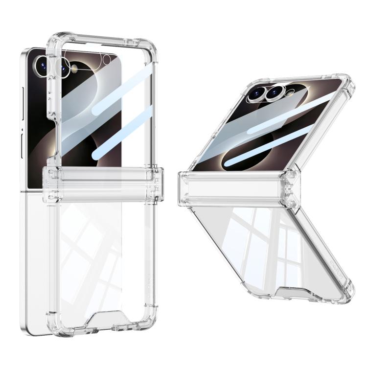 For Galaxy Z Flip8 5G GKK Integrated Airbag Hinge Shockproof Phone Case(Transparent)
For Galaxy Z Flip8 5G GKK Integrated Airbag Hinge Shockproof Phone Case(Transparent)