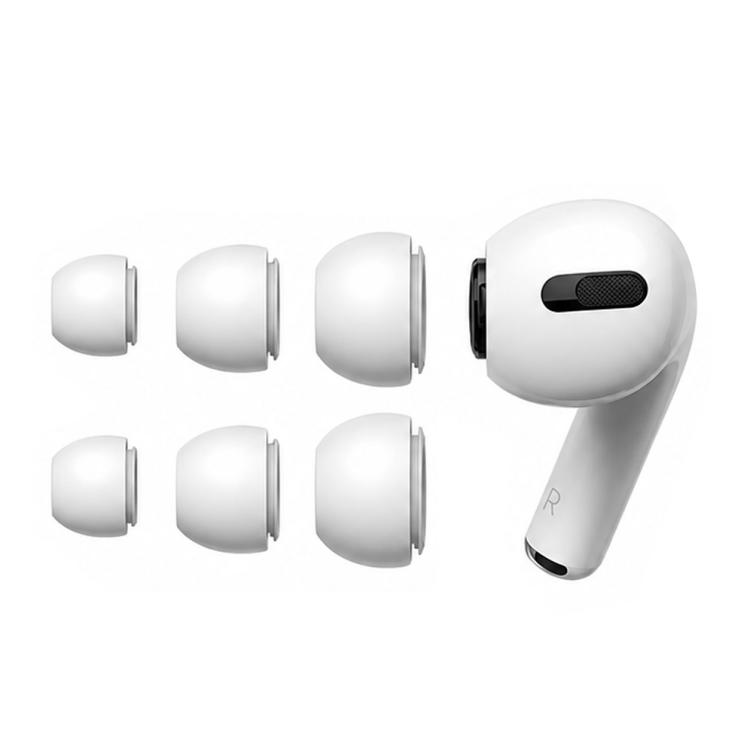 For AirPods Pro 3 3 Pairs Silicone Earplugs Kit, S/M/L Size(White)
For AirPods Pro 3 3 Pairs Silicone Earplugs Kit, S/M/L Size(White)