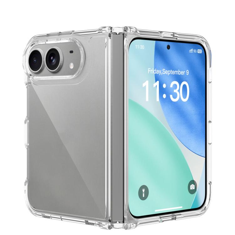 For iPhone Fold Acrylic Scratch-proof Transparent Phone Case
For iPhone Fold Acrylic Scratch-proof Transparent Phone Case