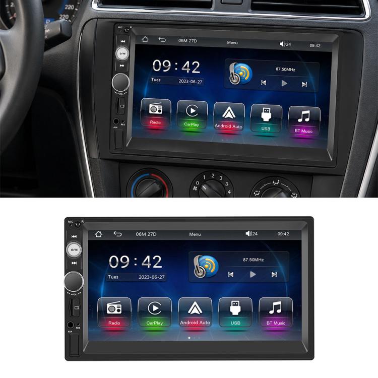 7 inch Car HD Touchable Screen Wireless Carplay Dual Spindle MP5 Player, Specification:Standard(7010WC)
7 inch Car HD Touchable Screen Wireless Carplay Dual Spindle MP5 Player, Specification:Standard(7010WC)