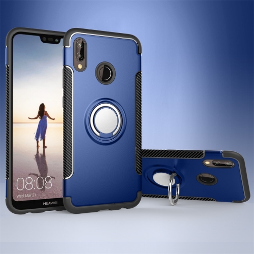 For Huawei P20 Lite Magnetic 360 Degree Rotation Ring Armor Protective Case Back Cover Case(Blue)
For Huawei P20 Lite Magnetic 360 Degree Rotation Ring Armor Protective Case Back Cover Case(Blue)