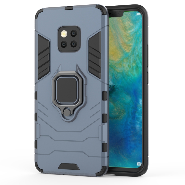 PC + TPU Shockproof Protective Case for Huawei Mate 20 Pro, with Magnetic Ring Holder (Navy Blue)
PC + TPU Shockproof Protective Case for Huawei Mate 20 Pro, with Magnetic Ring Holder (Navy Blue)