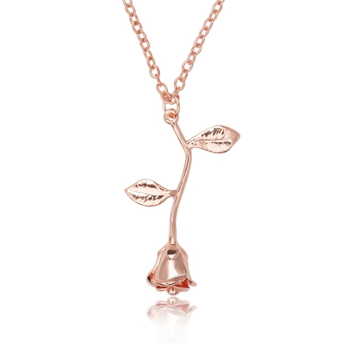 2 PCS Valentines Day Gift Rose Flower Pendant Jewelry Chain Necklace, Chain Length: 45cm(Rose Gold)
2 PCS Valentines Day Gift Rose Flower Pendant Jewelry Chain Necklace, Chain Length: 45cm(Rose Gold)