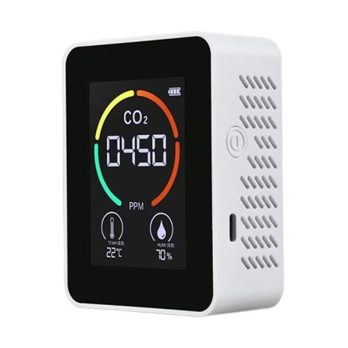 

XY-T01 3 in 1 Temperature Humidity and CO2 Display Air Quality Detector, Infrared Sensor(White)