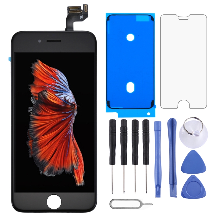 TFT LCD Screen for iPhone 6s Digitizer Full Assembly with Front Camera (Black)
TFT LCD Screen for iPhone 6s Digitizer Full Assembly with Front Camera (Black)