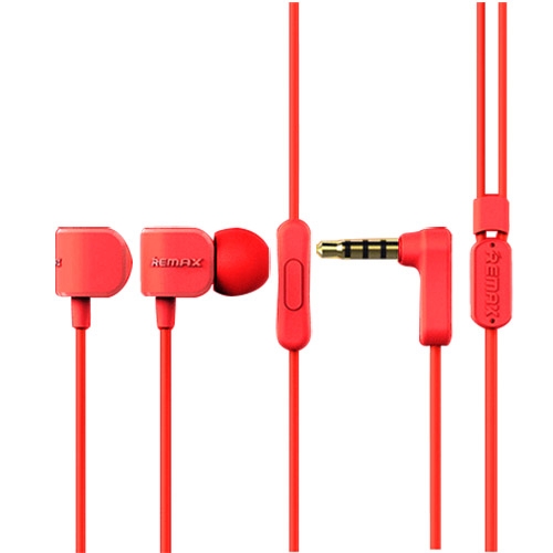 

Remax RM-502 Elbow 3.5mm In-Ear Wired Heavy Bass Sports Earphones with Mic(Red)