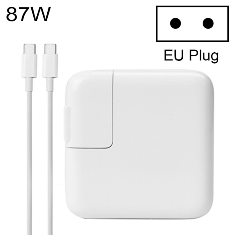 87W Type-C Power Adapter Portable Charger with 1.8m Type-C Charging Cable, EU Plug (White)
87W Type-C Power Adapter Portable Charger with 1.8m Type-C Charging Cable, EU Plug (White)