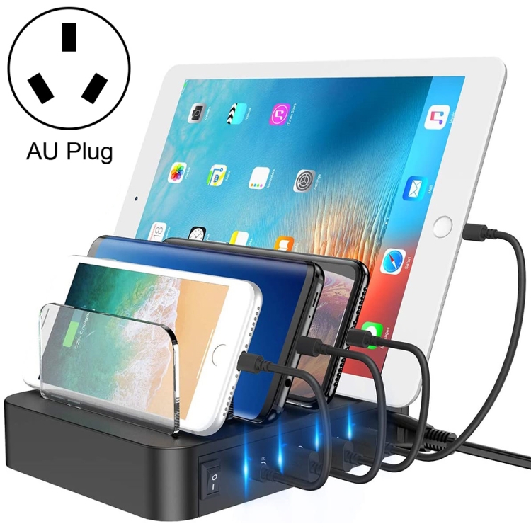 PW016 70W PD USB-C / Type-C + QC 3.0 USB + 2 USB 2.0 Ports Smart Charger with Detachable Bracket, AU Plug
PW016 70W PD USB-C / Type-C + QC 3.0 USB + 2 USB 2.0 Ports Smart Charger with Detachable Bracket, AU Plug