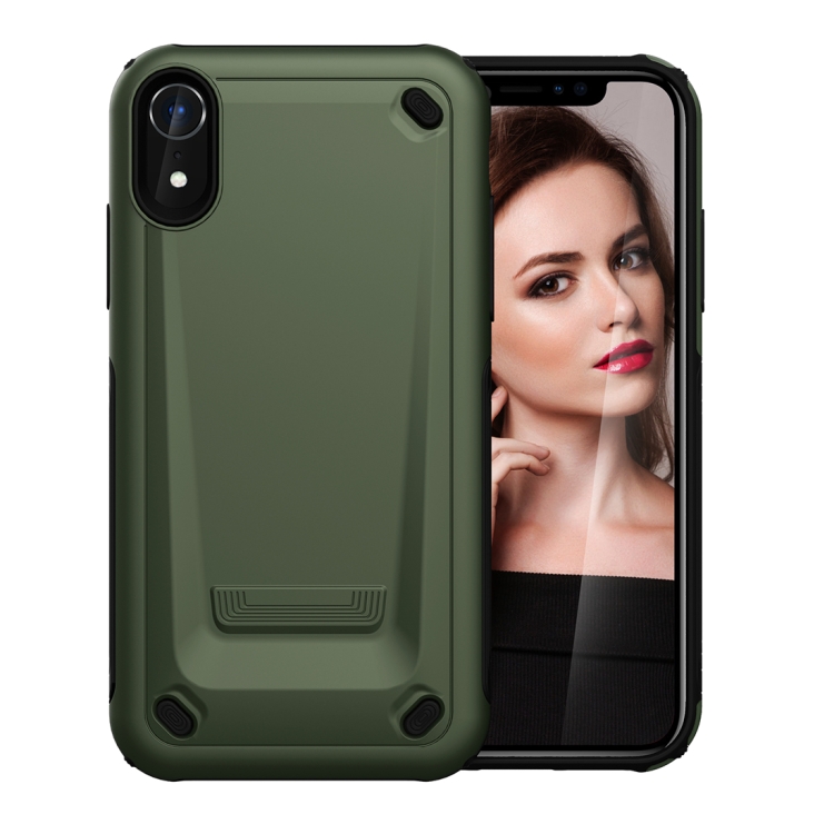 Ultra-thin TPU+PC Mechanic Shockproof Protective Case for iPhone XR(Army Green)
Ultra-thin TPU+PC Mechanic Shockproof Protective Case for iPhone XR(Army Green)