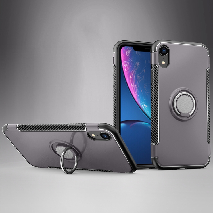 For iPhone XR Magnetic 360 Degrees Rotation Ring Armor Protective Case(Grey)
For iPhone XR Magnetic 360 Degrees Rotation Ring Armor Protective Case(Grey)