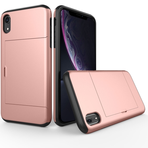 For iPhone XR Shockproof Rugged Armor Protective Case with Card Slot(Rose Gold)
For iPhone XR Shockproof Rugged Armor Protective Case with Card Slot(Rose Gold)