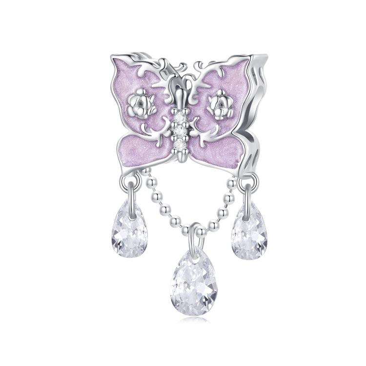 SCC2543 S925 Sterling Silver Necklace Pendant Accessories Purple Butterfly DIY Bracelet Beads
SCC2543 S925 Sterling Silver Necklace Pendant Accessories Purple Butterfly DIY Bracelet Beads
