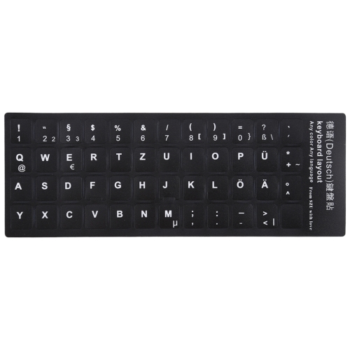 German Learning Keyboard Layout Sticker for Laptop / Desktop Computer Keyboard
German Learning Keyboard Layout Sticker for Laptop / Desktop Computer Keyboard