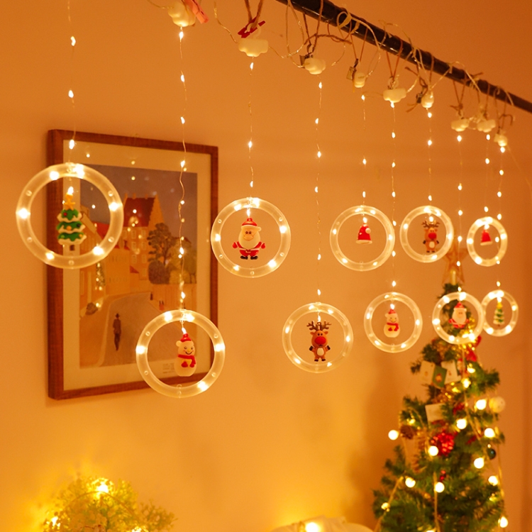 LED Christmas Wishing Ring Curtain String Lights USB Holiday Decoration Light
LED Christmas Wishing Ring Curtain String Lights USB Holiday Decoration Light