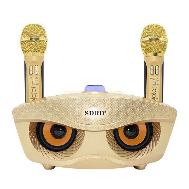 SD-306 2 in 1 Family KTV Portable Wireless Live Dual Microphone + Bluetooth Speaker(Gold)
SD-306 2 in 1 Family KTV Portable Wireless Live Dual Microphone + Bluetooth Speaker(Gold)