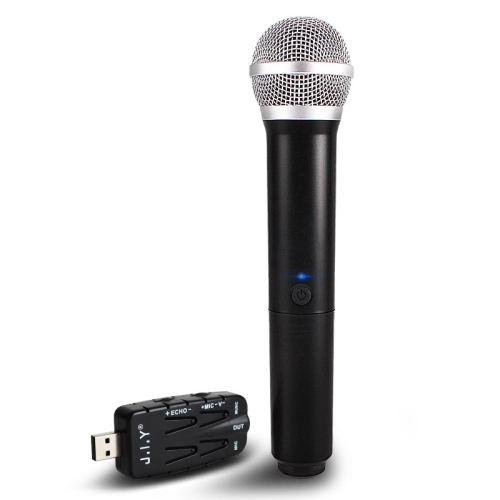 J.I.Y K Song Wireless Microphones for TV PC with Audio Card USB Receiver (Black)
J.I.Y K Song Wireless Microphones for TV PC with Audio Card USB Receiver (Black)