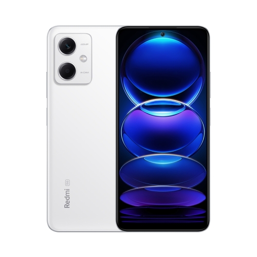 

Xiaomi Redmi Note 12 5G, 48MP Camera, 8GB+256GB, Dual Back Cameras, 5000mAh Battery, Side Fingerprint Identification, 6.67 inch MIUI 13 Qualcomm Snapdragon 4 Gen1 Octa Core up to 2.0GHz, Network: 5G, Dual SIM, IR, Not Support Google Play(White)