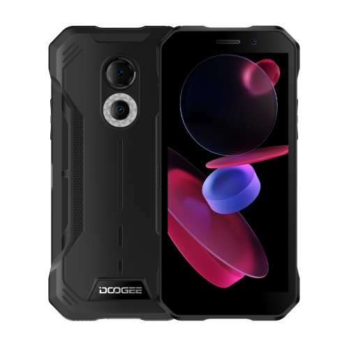 

[HK Warehouse] DOOGEE S51 Rugged Phone, 4GB+64GB, IP68/IP69K Waterproof Dustproof Shockproof, MIL-STD-810H, Dual Back Cameras, 6.0 inch Android 12.0 MTK Helio G25 Octa Core up to 2.0GHz, Network: 4G, OTG(Black)