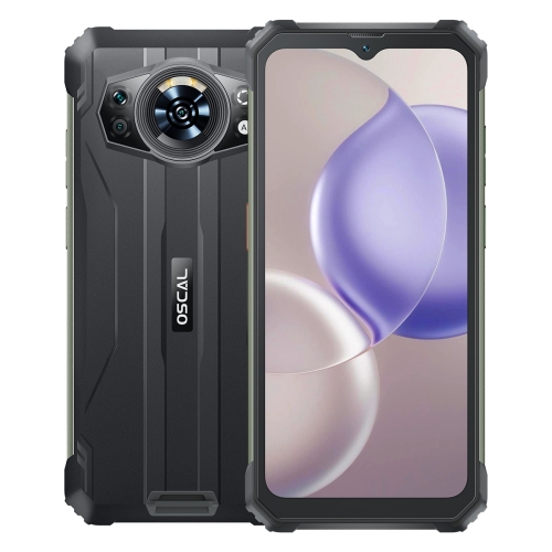 

[HK Warehouse] Blackview OSCAL S80 Rugged Phone, 6GB+128GB, IP68/IP69K MIL-STD-810H Waterproof Dustproof Shockproof, Triple Back Cameras, 13000mAh Battery, Side Fingerprint Identification, 6.583 inch Android 12.0 MTK6769Z Helio G85 Octa Core up to 2.0GHz,