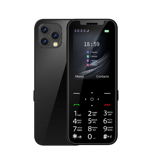 

SERVO X4 Mini Mobile Phone, Russia Keys, 2.4 inch, MTK6261D, 21 Keys, Support Bluetooth, FM, Magic Sound, Auto Call Record, Torch, Blacklist,GSM, Quad SIM (Black)