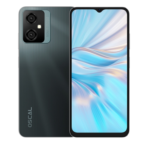 

[HK Warehouse] Blackview OSCAL C70, 6GB+128GB, 50MP Camera, Face ID & Side Fingerprint Identification, 5180mAh Battery, 6.56 inch Android 12 Unisoc T606 Octa Core up to 1.6GHz, Network: 4G, OTG, Dual SIM, Global Version with Google Play (Black)
