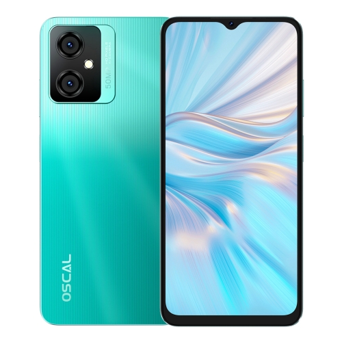 

[HK Warehouse] Blackview OSCAL C70, 6GB+128GB, 50MP Camera, Face ID & Side Fingerprint Identification, 5180mAh Battery, 6.56 inch Android 12 Unisoc T606 Octa Core up to 1.6GHz, Network: 4G, OTG, Dual SIM, Global Version with Google Play (Green)
