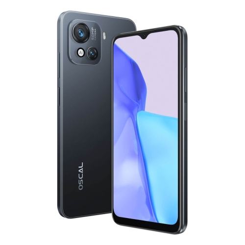 

[HK Warehouse] Blackview OSCAL C80, 8GB+128GB, 50MP Camera, Side Fingerprint Identification, 5180mAh Battery, 6.5 inch Android 12 Unisoc T606 Octa Core up to 1.6GHz, Network: 4G, OTG, Dual SIM, Global Version with Google Play(Black)