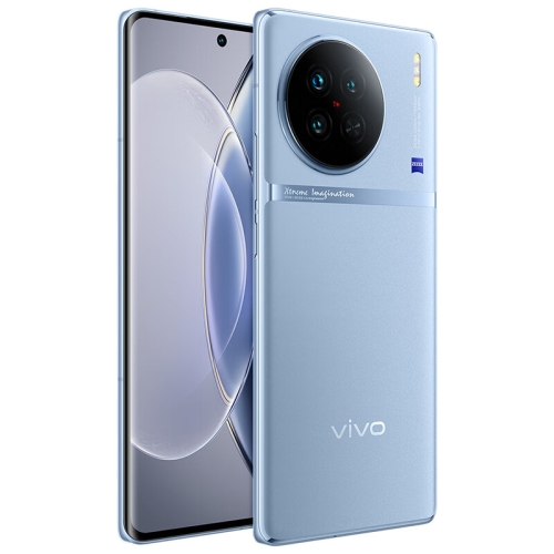 

vivo X90 5G, 50MP Camera, 8GB+256GB, Triple Back Cameras, Screen Fingerprint Identification / Face ID, 4810mAh Battery, 6.78 inch Android 13.0 OriginOS 3 MediaTek Dimensity 9200 Octa Core up to 3.05GHz, NFC, OTG, Network: 5G, Support Google Play (Blue)