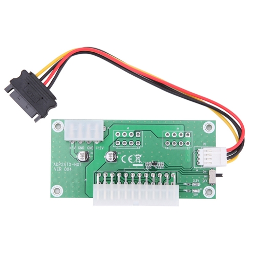 PC Desktop ATX 24-Pin Dual PSU Power Synchronous Start Card Adapter with SATA Extender Cable & Manual Switch for Bitcoin Mining Expanded Ded
PC Desktop ATX 24-Pin Dual PSU Power Synchronous Start Card Adapter with SATA Extender Cable & Manual Switch for Bitcoin Mining Expanded Ded
