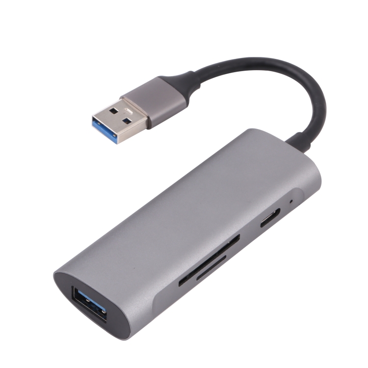 U-812 4 in 1 USB 3.0 to USB 3.0 + USB-C / Type-C + SD / TF Card Slots HUB Docking Station
U-812 4 in 1 USB 3.0 to USB 3.0 + USB-C / Type-C + SD / TF Card Slots HUB Docking Station