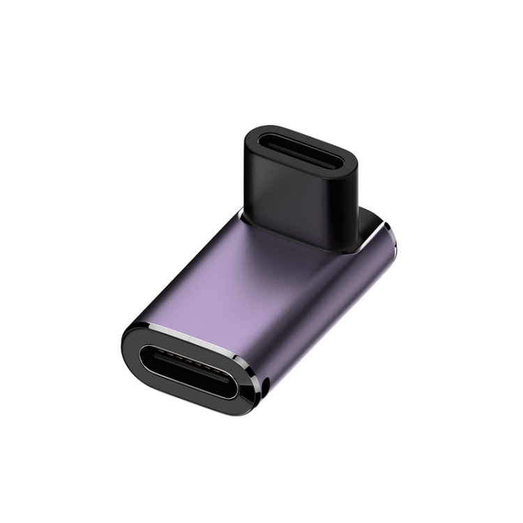 240W USB-C/Type-C Female to USB-C/Type-C Female 40Gbps Stereo Bend Adapter with Light
240W USB-C/Type-C Female to USB-C/Type-C Female 40Gbps Stereo Bend Adapter with Light