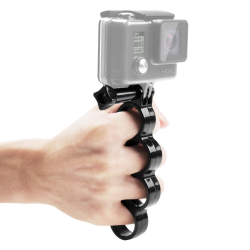 

PULUZ Handheld Plastic Knuckles Fingers Grip Ring Monopod Tripod Mount with Thumb Screw for GoPro Hero11 Black / HERO10 Black / HERO9 Black /HERO8 / HERO7 /6 /5 /5 Session /4 Session /4 /3+ /3 /2 /1, Insta360 ONE R, DJI Osmo Action and Other Action Camera