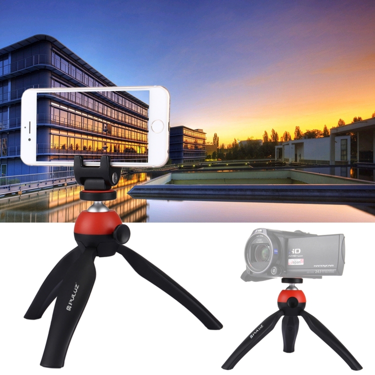PULUZ Pocket Mini Tripod Mount with 360 Degree Ball Head & Phone Clamp for Smartphones(Red) 
PULUZ Pocket Mini Tripod Mount with 360 Degree Ball Head & Phone Clamp for Smartphones(Red)