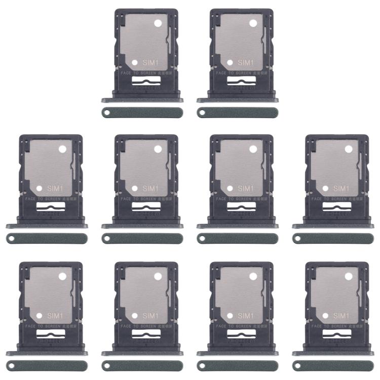 For Xiaomi Redmi Note 14 5G 10pcs Original SIM + SIM / Micro SD Card Tray (Dark Green)
For Xiaomi Redmi Note 14 5G 10pcs Original SIM + SIM / Micro SD Card Tray (Dark Green)