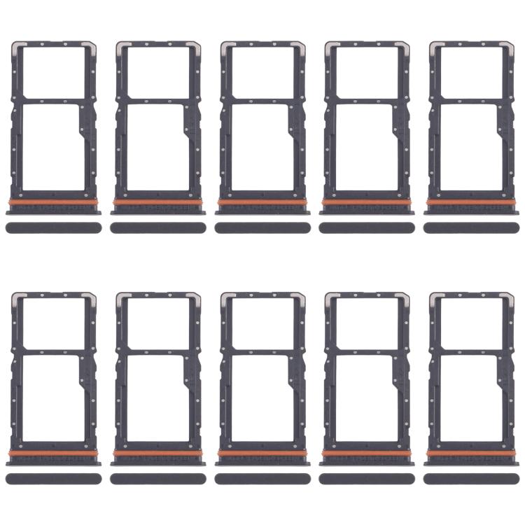 For Xiaomi Poco M6 4G 10pcs SIM Card Tray + SIM Card Tray / Micro SD Card Tray (Black)
For Xiaomi Poco M6 4G 10pcs SIM Card Tray + SIM Card Tray / Micro SD Card Tray (Black)