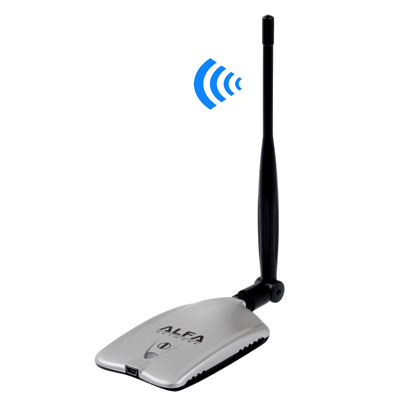 

10000G 2.4GHz 2000mW 802.11b/g 54Mbps USB 2.0 Wireless WiFi Network Adapter, 6dBi Gain Antenna, Support Network Decoder (AWUS036N ), Silver(Silver)
