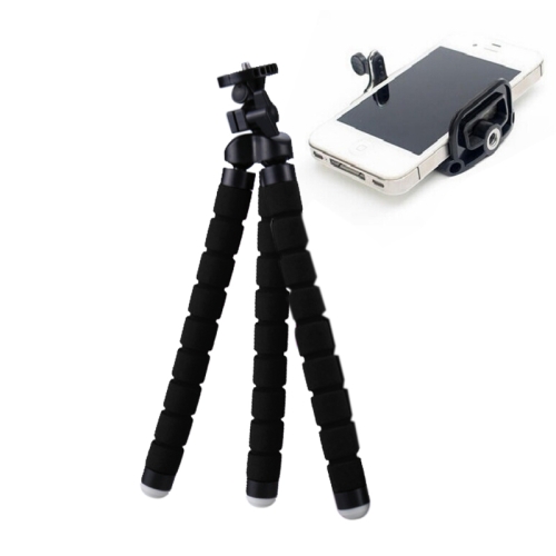 

Flexible Octopus Bubble Tripod Holder Stand Mount for Mobile Phone / Digital Camera(Black)