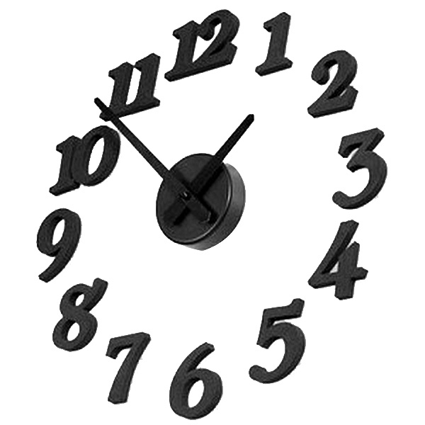 Creative DIY Adhesive Figure Wall Clock for Home Decoration, Diameter: 38.5cm(Black)
Creative DIY Adhesive Figure Wall Clock for Home Decoration, Diameter: 38.5cm(Black)