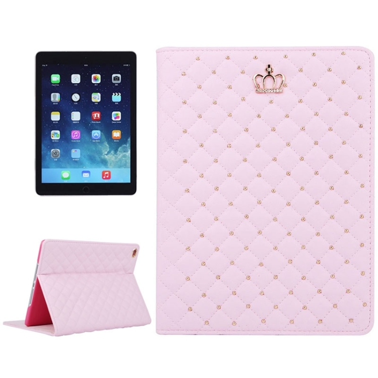 Crown Plaid Texture Horizontal Flip Smart Leather Case with Holder for iPad Air 2 / iPad 6(Pink)
Crown Plaid Texture Horizontal Flip Smart Leather Case with Holder for iPad Air 2 / iPad 6(Pink)