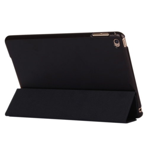 Horizontal Flip Leather Case with Three-Folding Holder & Sleep / Wake-up Function for iPad mini 4(Black)
Horizontal Flip Leather Case with Three-Folding Holder & Sleep / Wake-up Function for iPad mini 4(Black)
