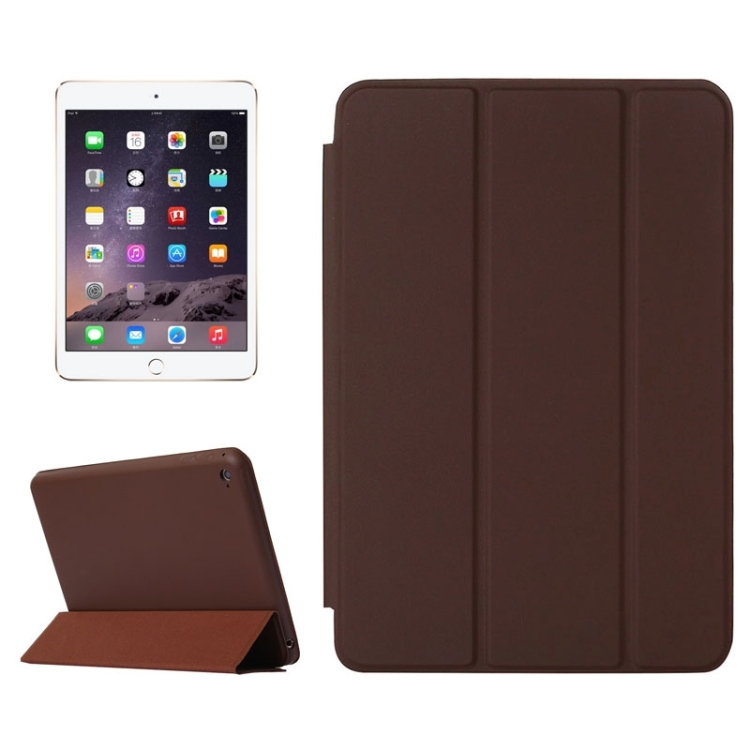 Horizontal Flip Solid Color Leather Case with Holder & Sleep / Wake-up Function for iPad mini 4(Brown)
Horizontal Flip Solid Color Leather Case with Holder & Sleep / Wake-up Function for iPad mini 4(Brown)