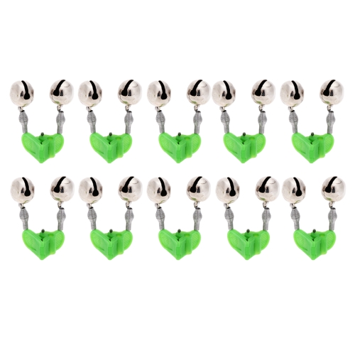 10 PCS Fishing Accessory Twin Bells Clip On Fishing Rod Fishing Bait Alarm, Random Color Delivery
10 PCS Fishing Accessory Twin Bells Clip On Fishing Rod Fishing Bait Alarm, Random Color Delivery