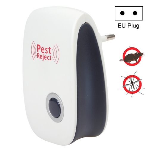 

Ultrasonic Electronic Cockroach Mosquito Pest Reject Repeller,EU Plug