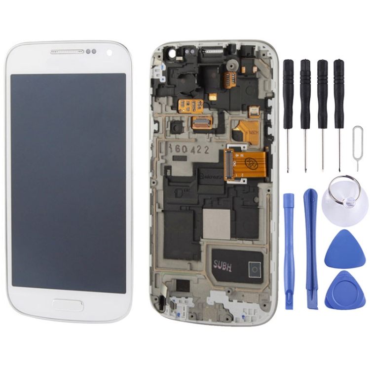 Original LCD Display + Touch Panel with Frame for Galaxy S IV mini / i9195 / i9192 / i9190(White)
Original LCD Display + Touch Panel with Frame for Galaxy S IV mini / i9195 / i9192 / i9190(White)