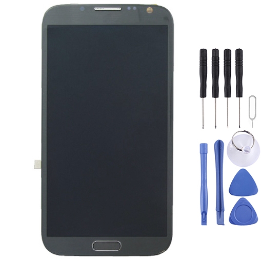 Original LCD Display + Touch Panel with Frame for Galaxy Note II / N7100(Grey)
Original LCD Display + Touch Panel with Frame for Galaxy Note II / N7100(Grey)