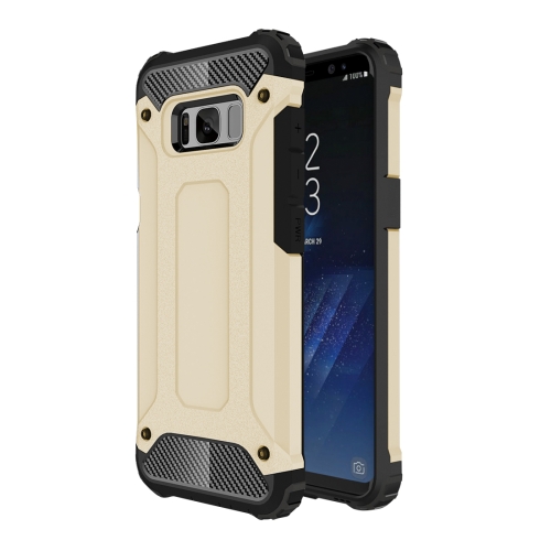 

For Galaxy S8 Rugged Armor TPU + PC Combination Case(Gold)